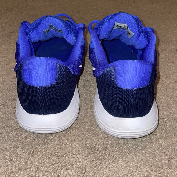 Nike Lunar Converge Running Shoes Mens Blue Mesh Lace Up Size 10 - Picture 8 of 9